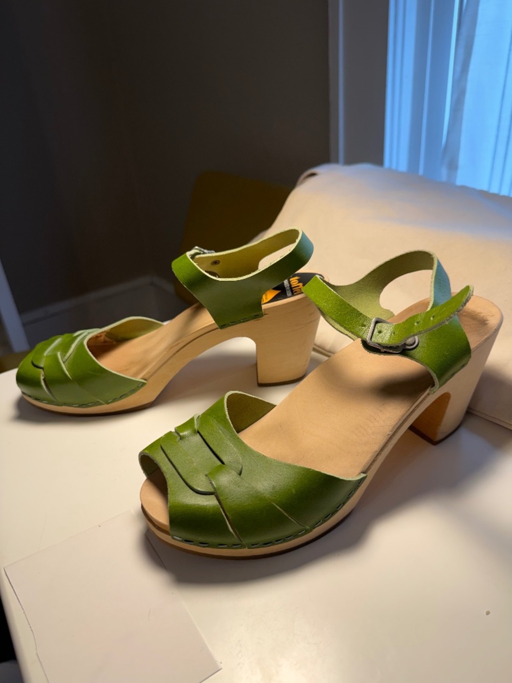 Swedish Hasbeens Clog Sandals 41